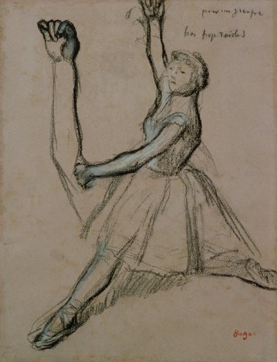 Studie einer Tänzerin von Edgar Degas